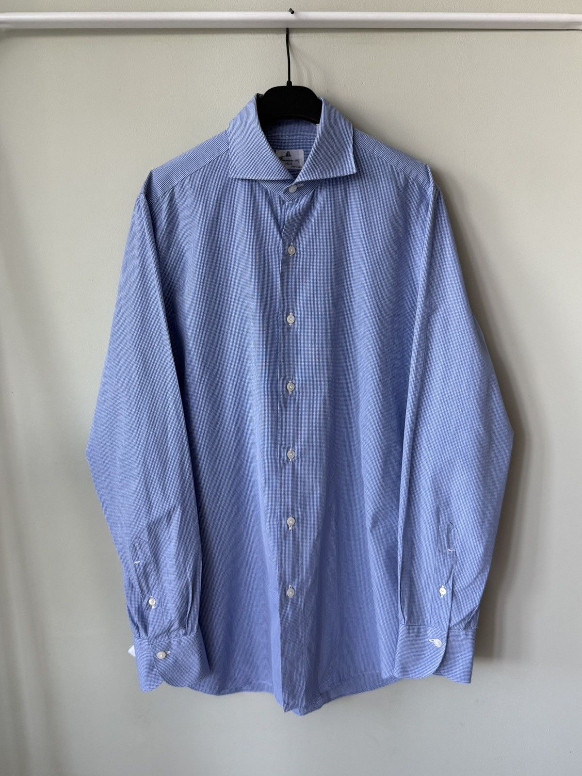 Finamore Finamore Napoli check ls shirt Size US L / EU 52-54 / 3 - 1 Thumbnail