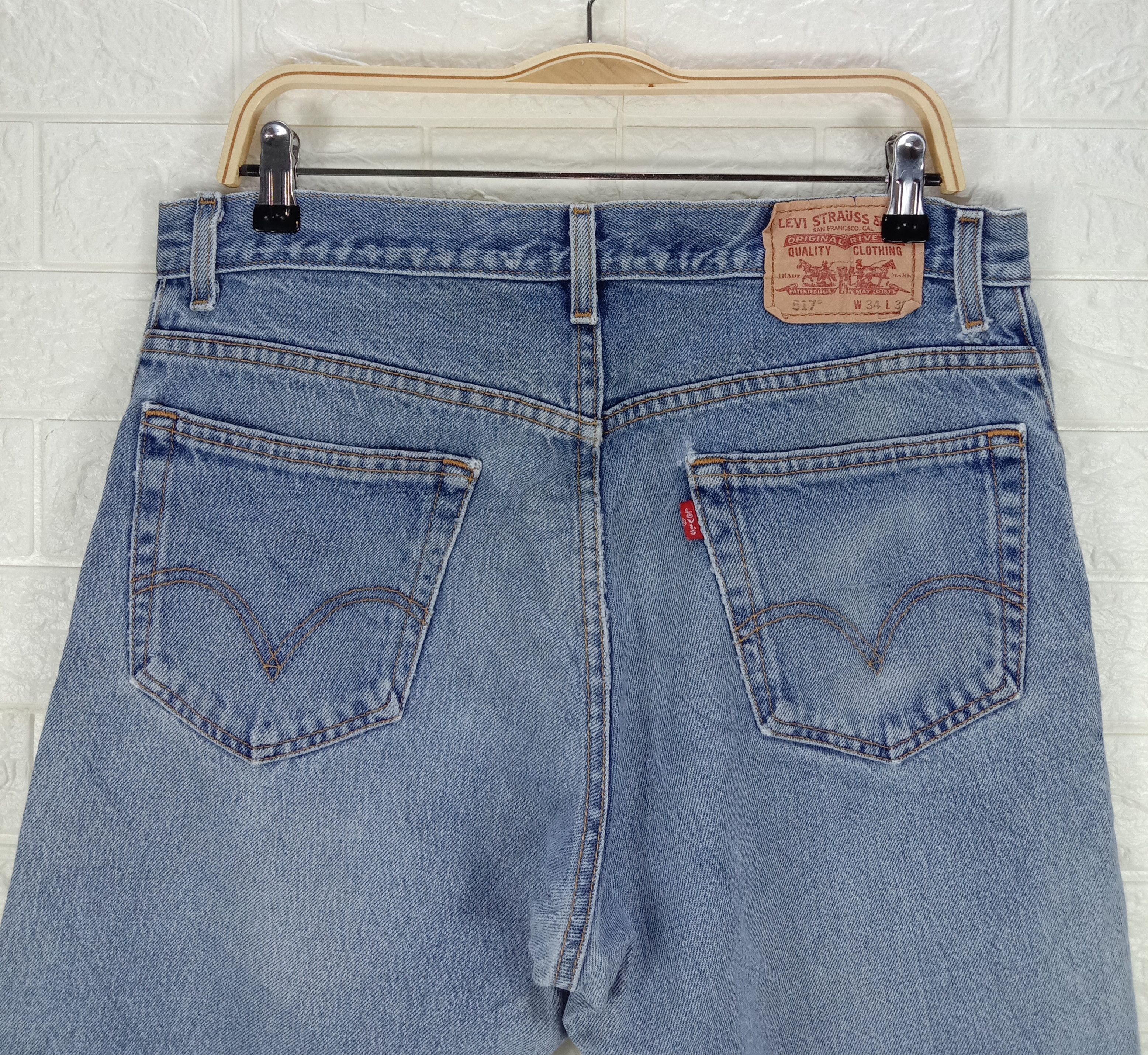 Levi's Vintage Levi's 517 Flare Jeans Stone Wash Distressed Denim Size US 34 / EU 50 - 6 Thumbnail