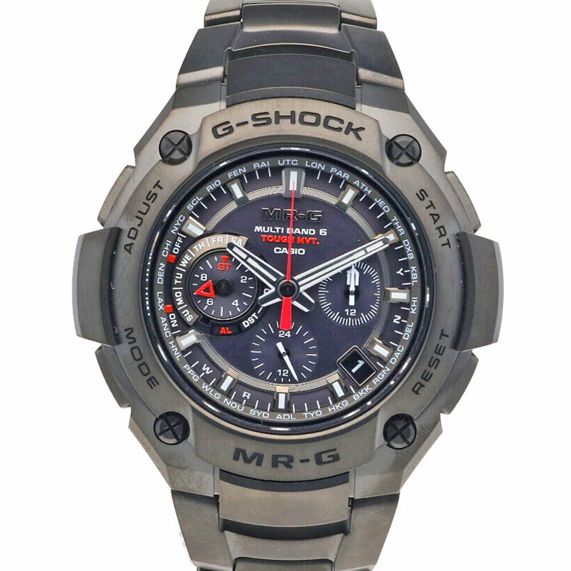image of G-Shock Mr-G Watch Titanium Mrg-8100B Solar Radio Men's Casio