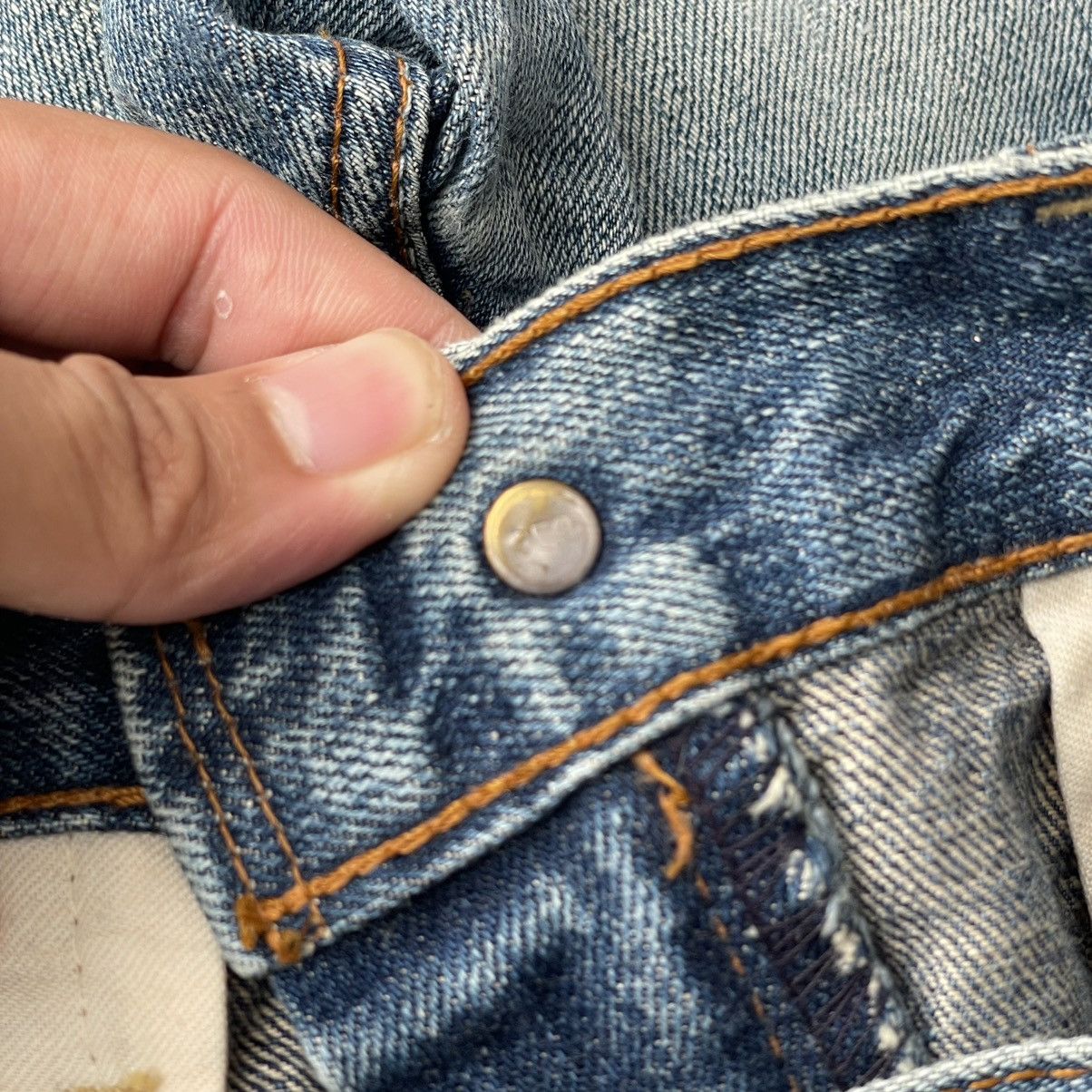 Levi's × Levi's Vintage Clothing “VINTAGE LEVIS” Y2K LEVIS DISTRESSED DENIM Size US 29 - 8 Thumbnail