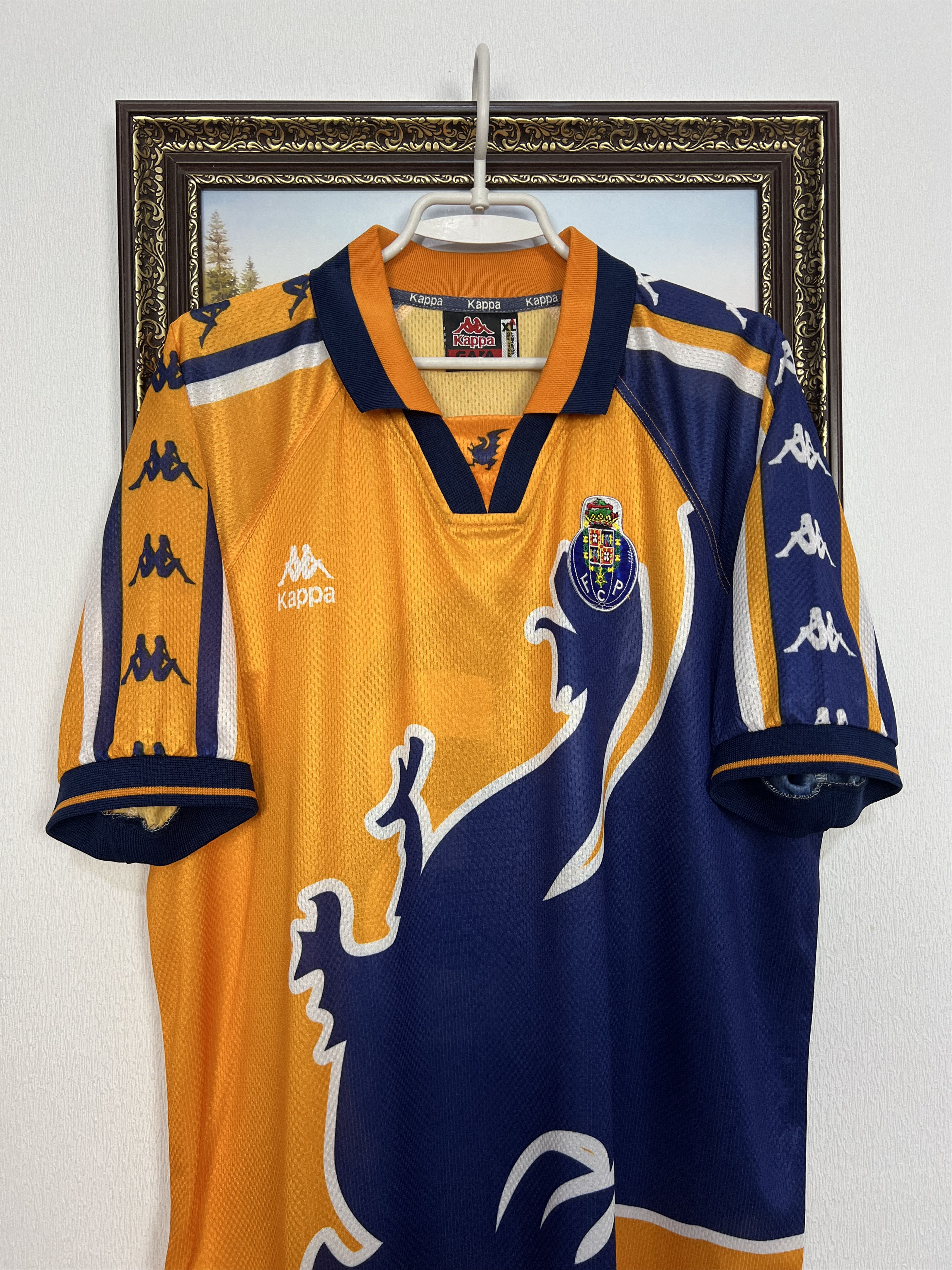Kappa Porto football shirt Soccer Player Issue #13 Jersey Trikot Size US XL / EU 56 / 4 - 2 Thumbnail