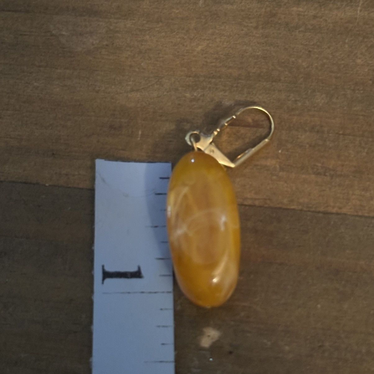 Other Faux Amber dangle leverback earrings Size ONE SIZE - 4 Thumbnail