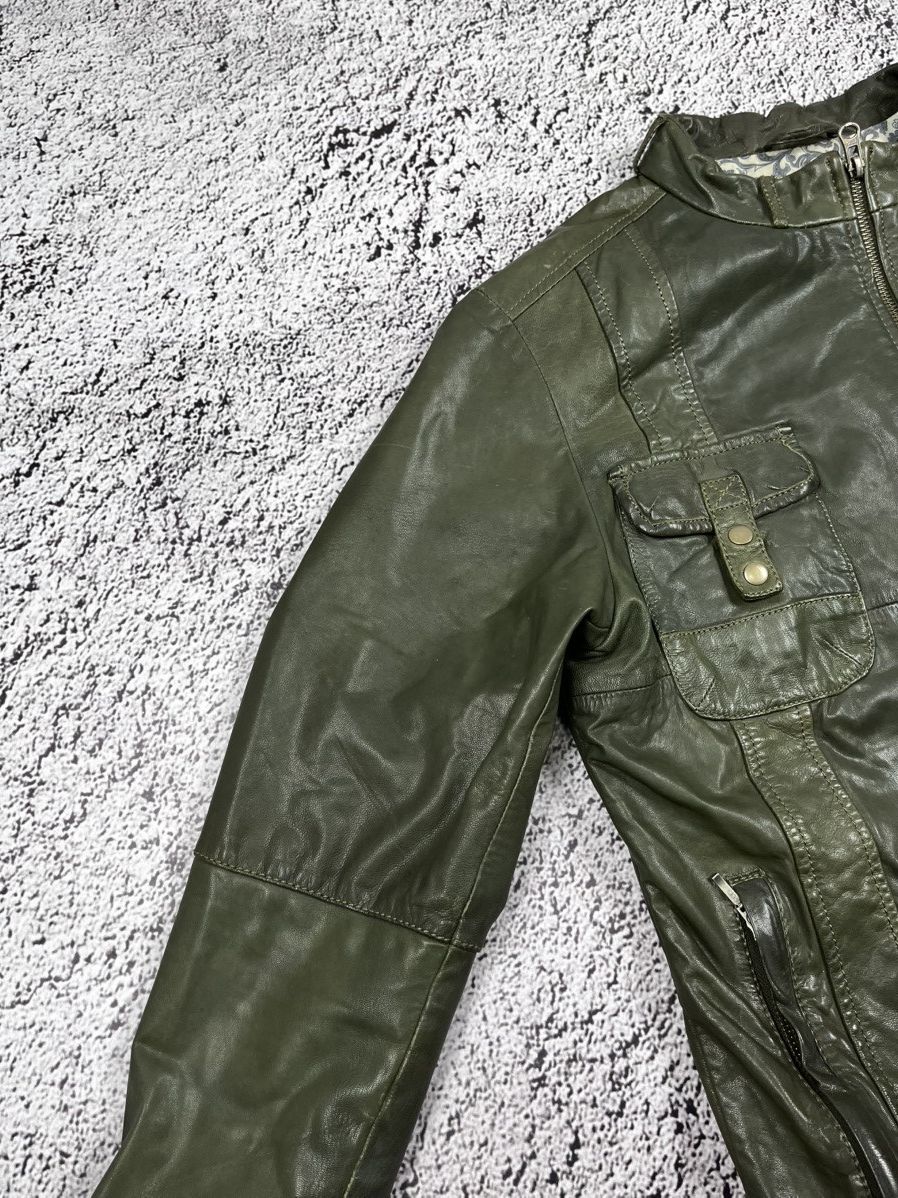 Other Vintage Y2K Leather flight jacket aviator avantgarde size 40 Size M / US 6-8 / IT 42-44 - 8 Thumbnail