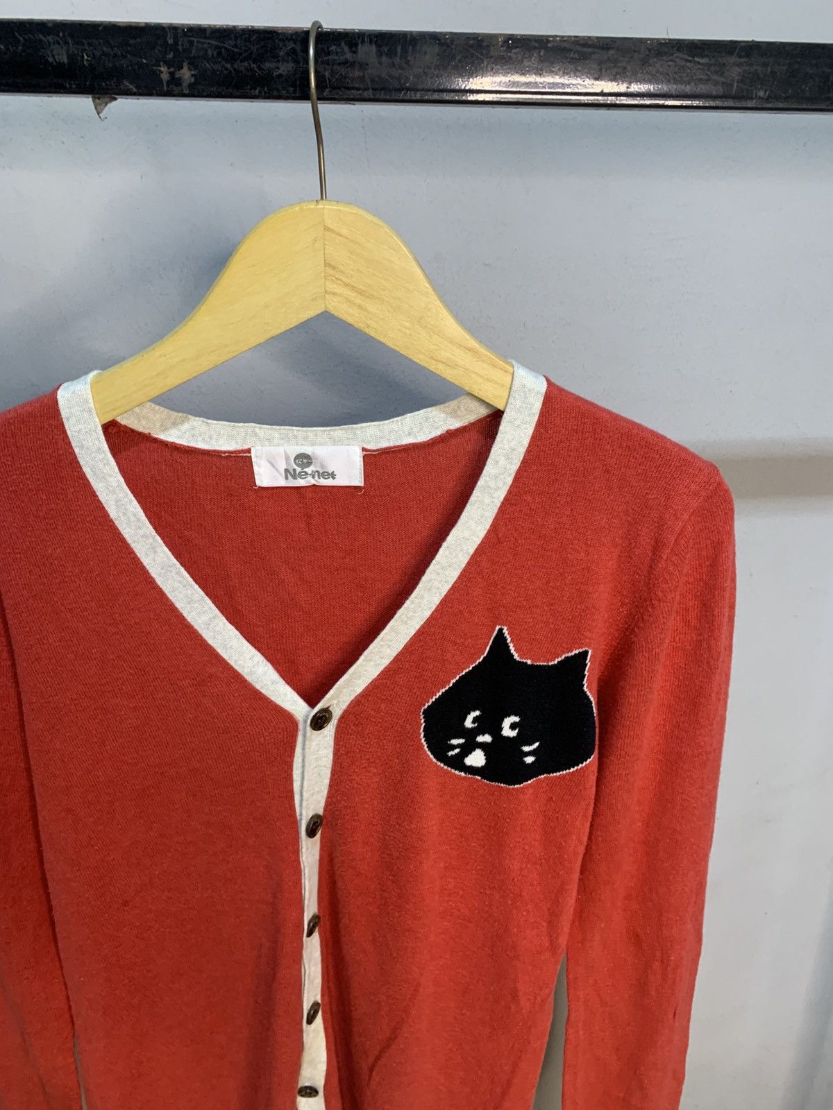 Ne-Net Vintage Issey Miyake Ne-net Cardigan Iconic Logo Size US M / EU 48-50 / 2 - 2 Thumbnail