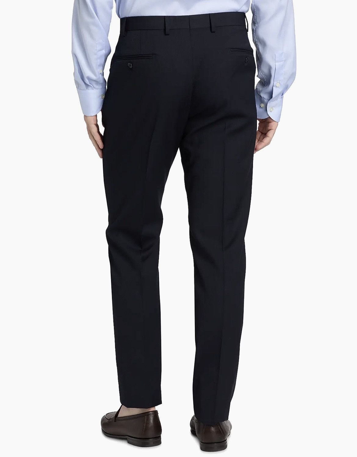 Emporio Armani Flat Front Wool Trouser Size US 32 / EU 48 - 2 Thumbnail