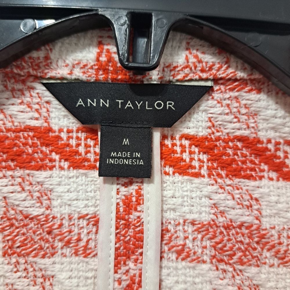 Ann Taylor Ann Taylor Houndstooth Tweed Checkered Moto Woven Fall Chic Size M / US 6-8 / IT 42-44 - 6 Thumbnail