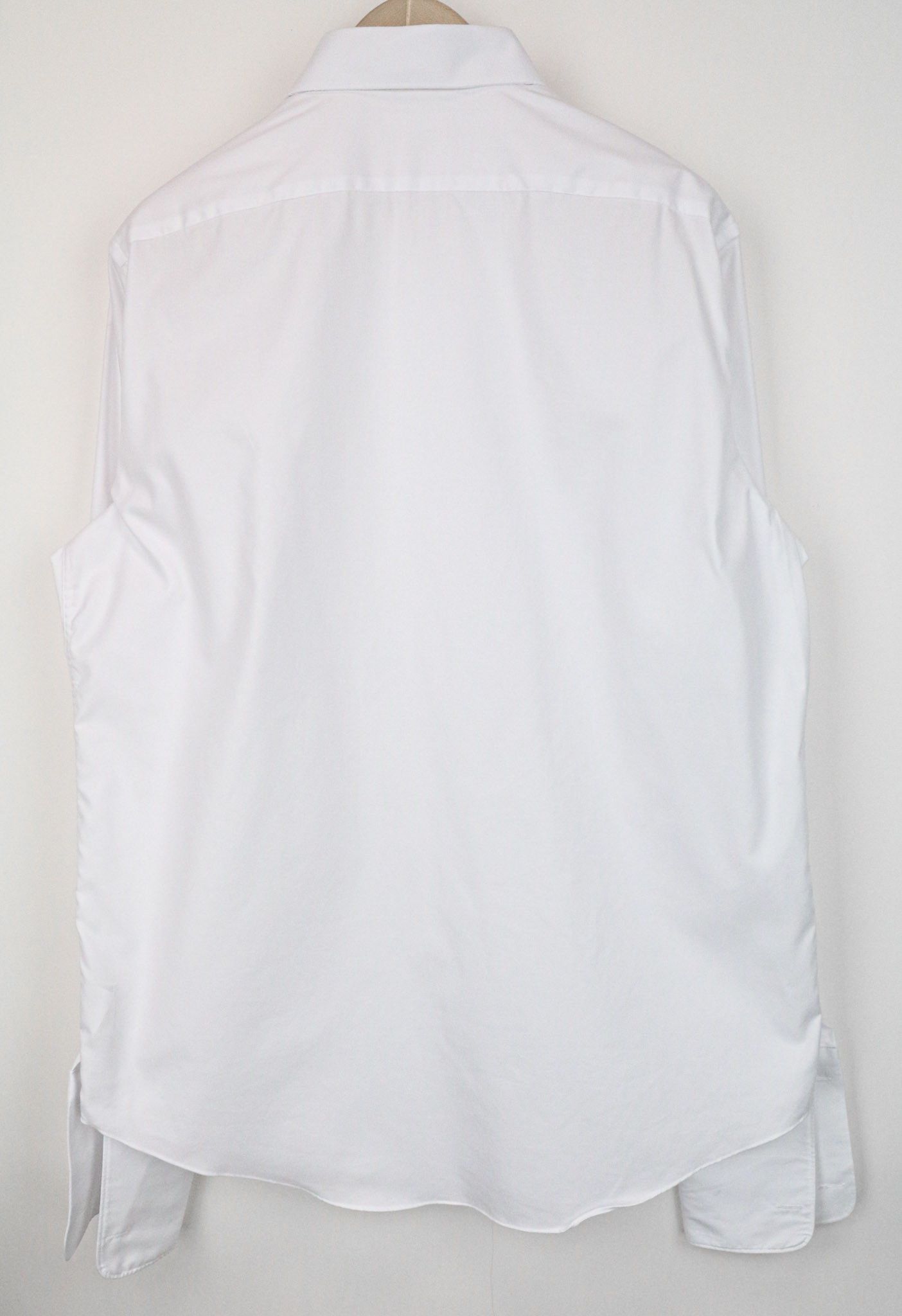 Suitsupply TRAVELLER 43 Slim White Cotton Formal Shirt 74777 Size US L / EU 52-54 / 3 - 2 Thumbnail