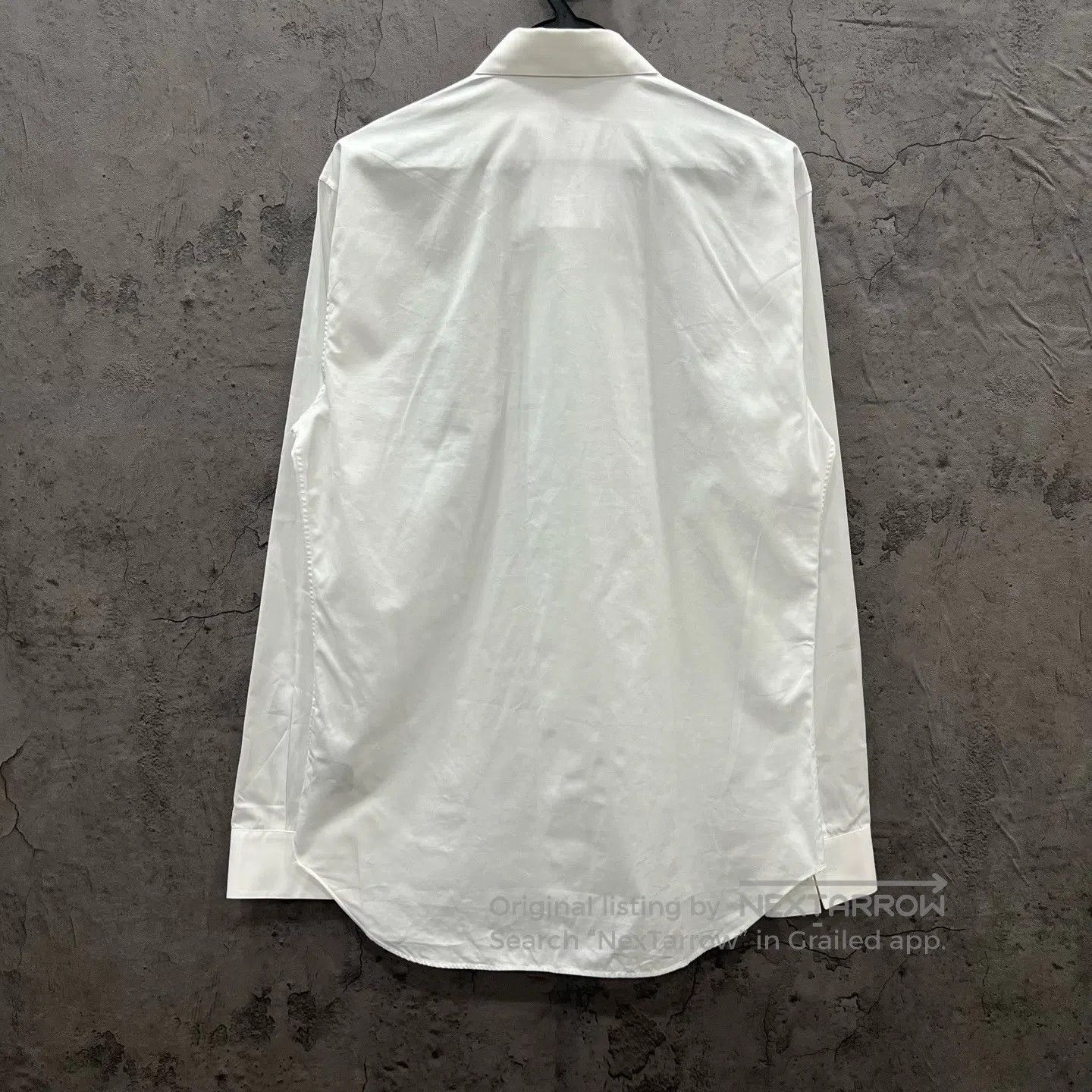 Dior Dior White Shirt with Chest Embroidered Letters| Size S / US 4 / IT 40 - 2 Thumbnail