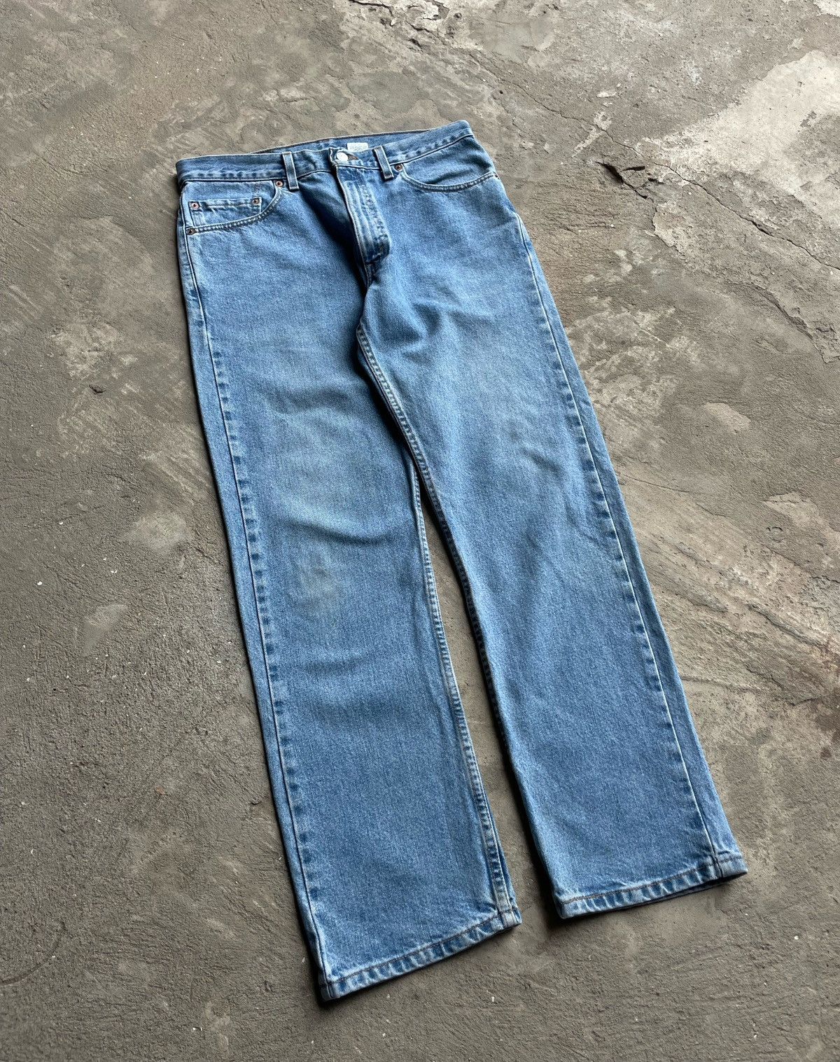 Japanese Brand × Levi's × Vintage Vintage Levi’s 505 Baggy Washed Faded Pants Y2K Size US 34 / EU 50 - 3 Thumbnail