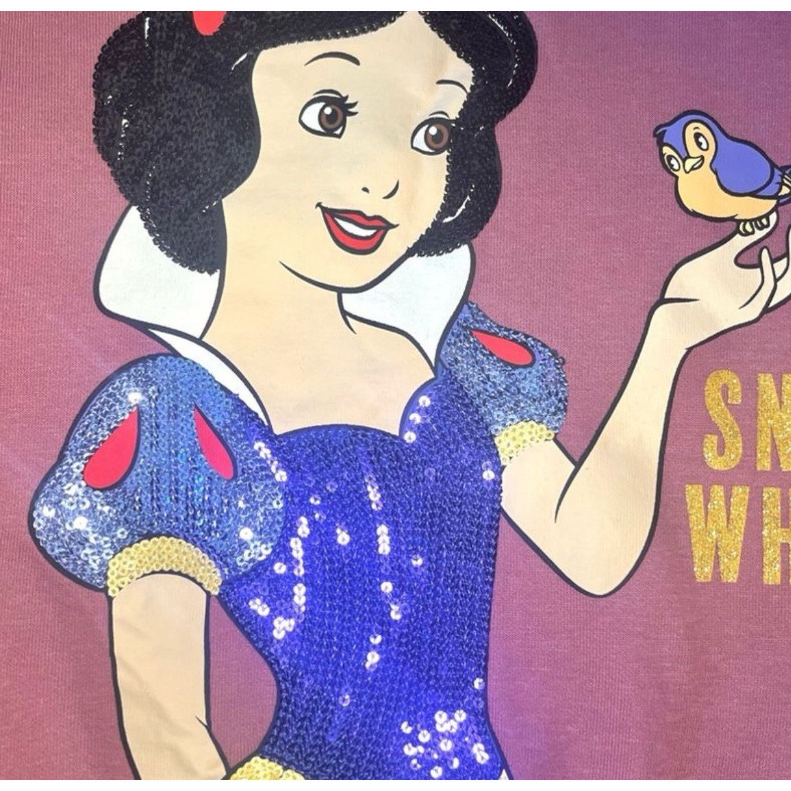 Disney Disney Girl Snow White Sweater Pink 6-7 Years A003312 Size XS / US 0-2 / IT 36-38 - 2 Thumbnail
