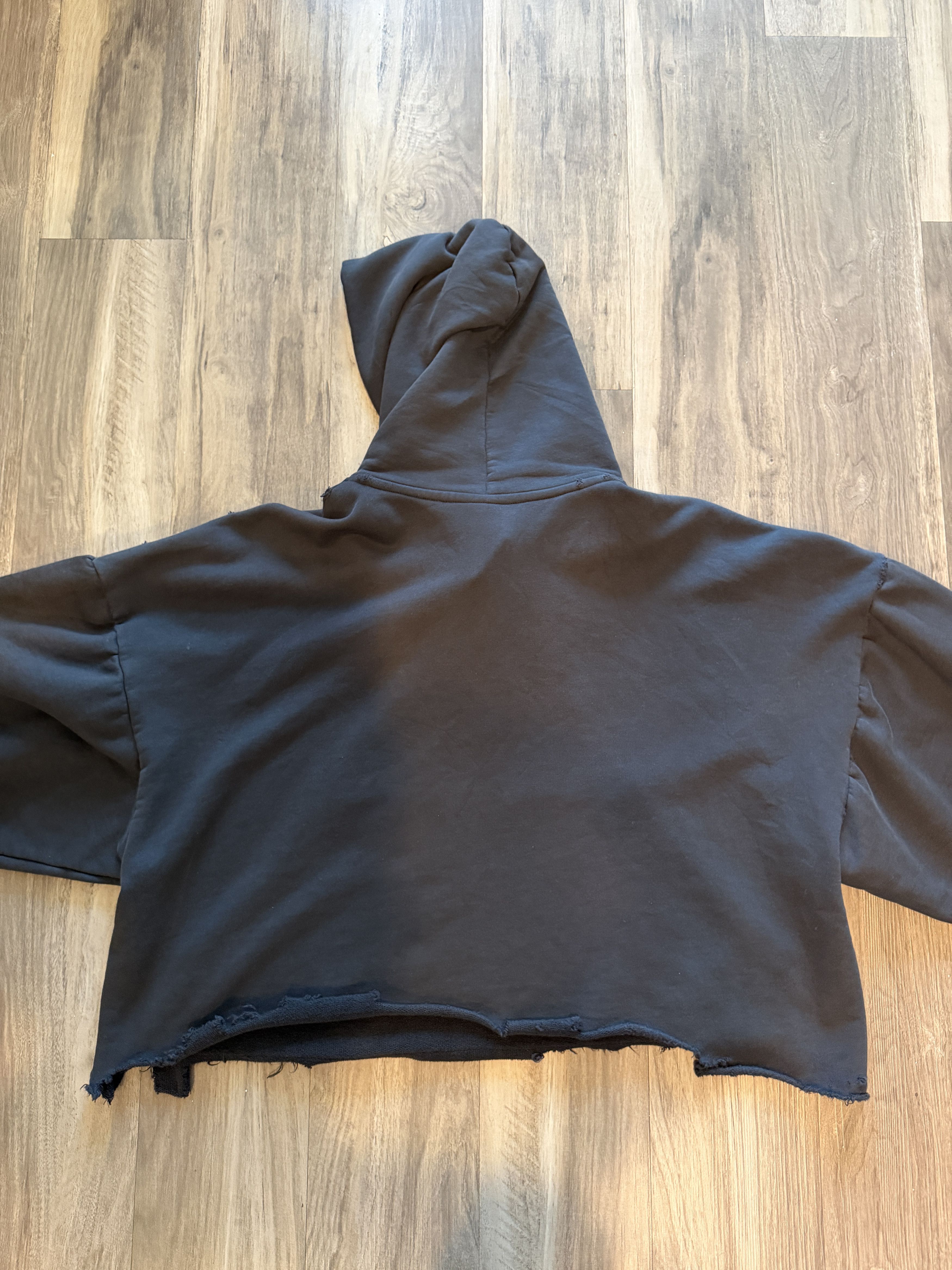 Balenciaga Balenciaga Loop Logo Cropped Hoodie Size US L / EU 52-54 / 3 - 6 Thumbnail