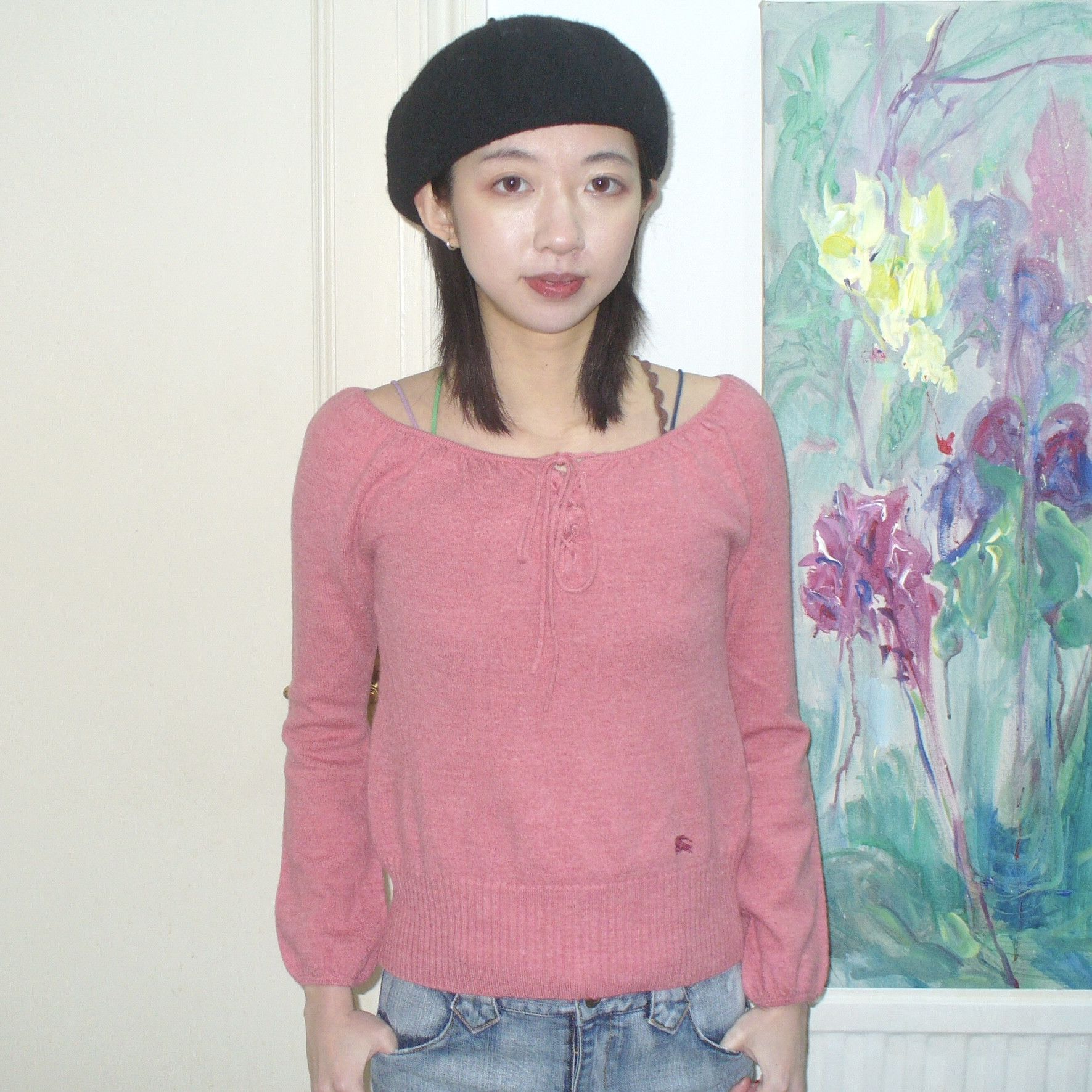 Burberry Burberry Blue Label pink colour jumper from Japan Size S / US 4 / IT 40 - 1 Thumbnail