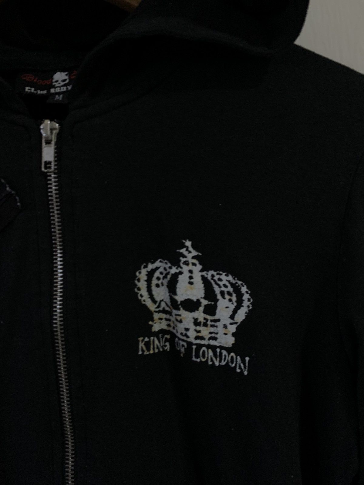 Japanese Brand Blood Storm Y2K Fetaher Crown Skull Hooded Size M / US 6-8 / IT 42-44 - 8 Thumbnail