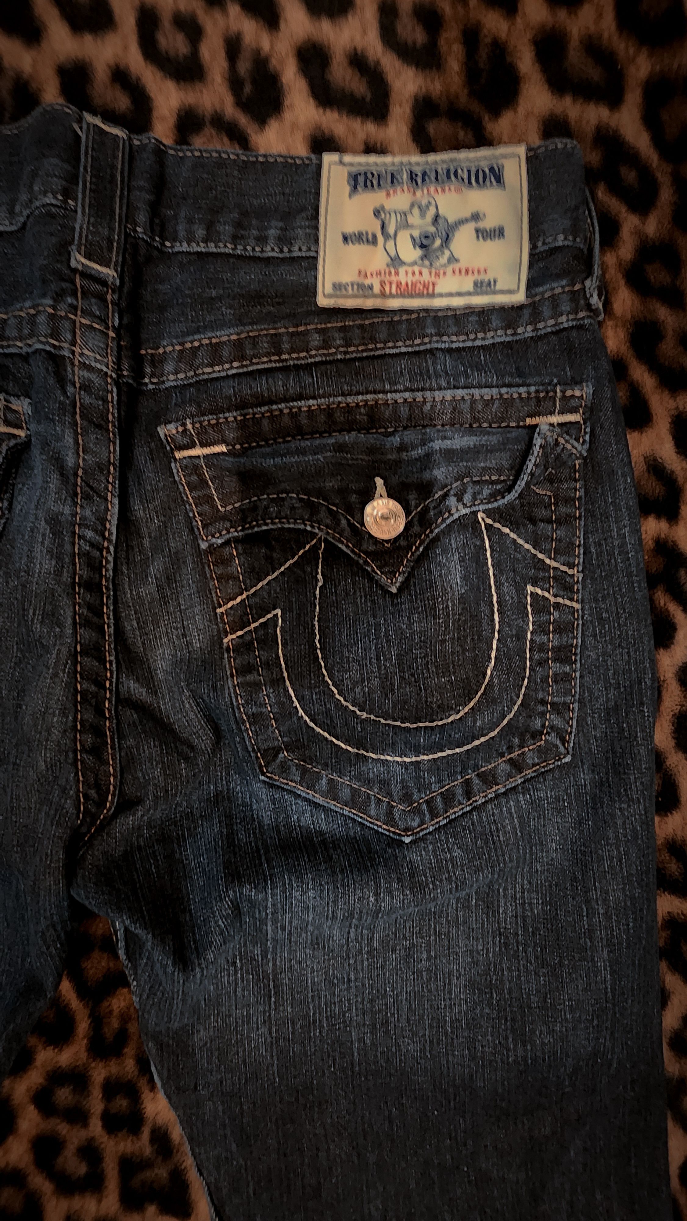 True Religion True Religion Super T Vintage Jeans Size US 36 / EU 52 - 4 Thumbnail