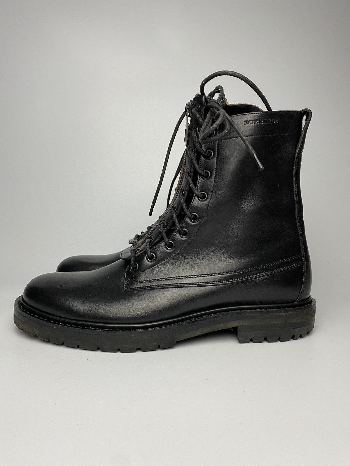 Burberry Burberry Combat Leather Boots Size US 11 / EU 44 - 3 Thumbnail