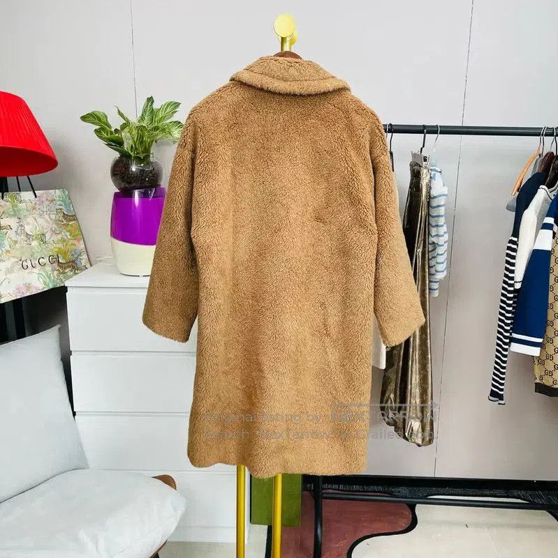 Max Mara MaxMara Warm Brown Women's Wool Coat . Size XS / US 0-2 / IT 36-38 - 2 Thumbnail