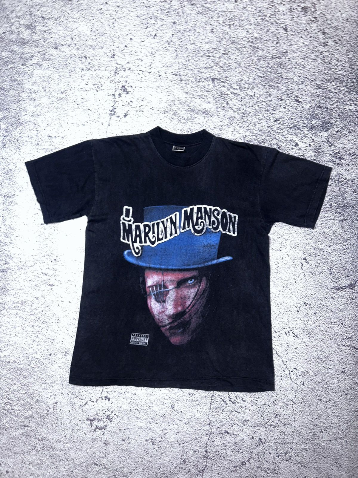 Marilyn Manson “Top Hat” Vintage T-Shirt 2000s Rock Tee