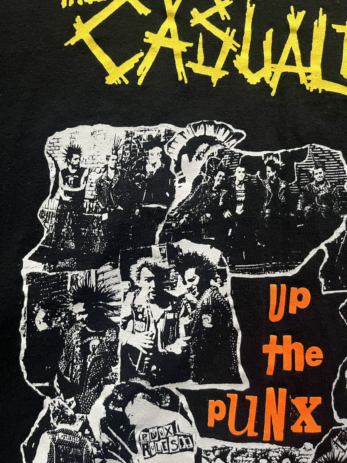 Band Tees 2004 The Casualties “Up The Punx” Collage Tee Size US M / EU 48-50 / 2 - 4 Thumbnail