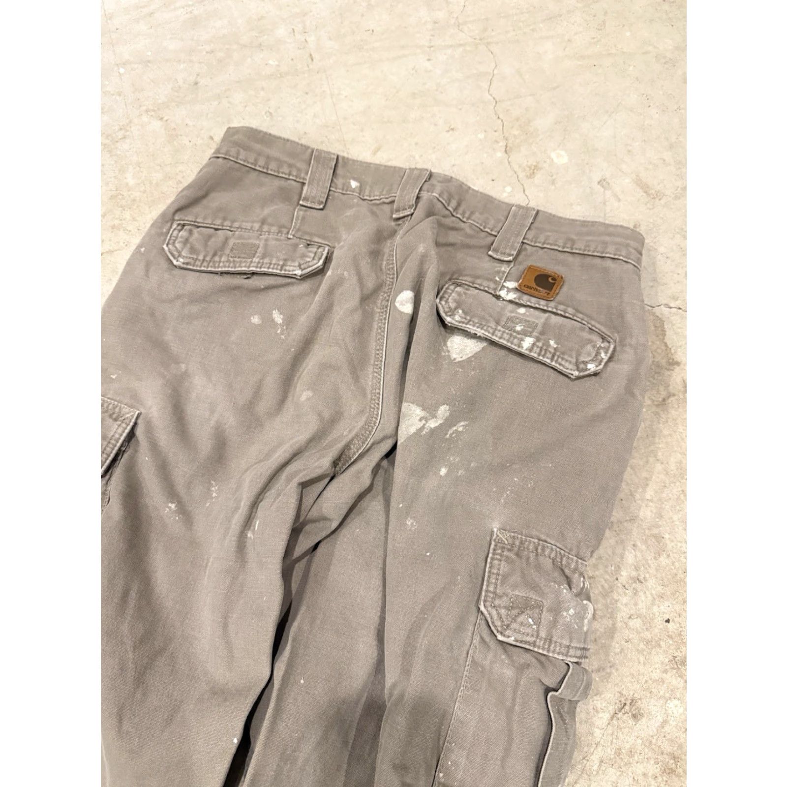 Carhartt VINTAGE Carhartt Cargo PAINTER Pants Mens 30x29 Brown THRASHED Size US 30 / EU 46 - 4 Thumbnail
