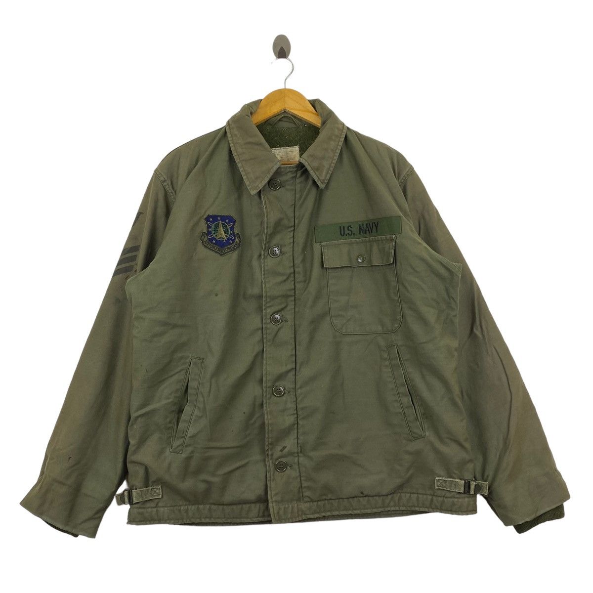 Vintage Vintage 80s US NAVY MILITARY American Garments Multi Pockets Size US L / EU 52-54 / 3 - 1 Thumbnail