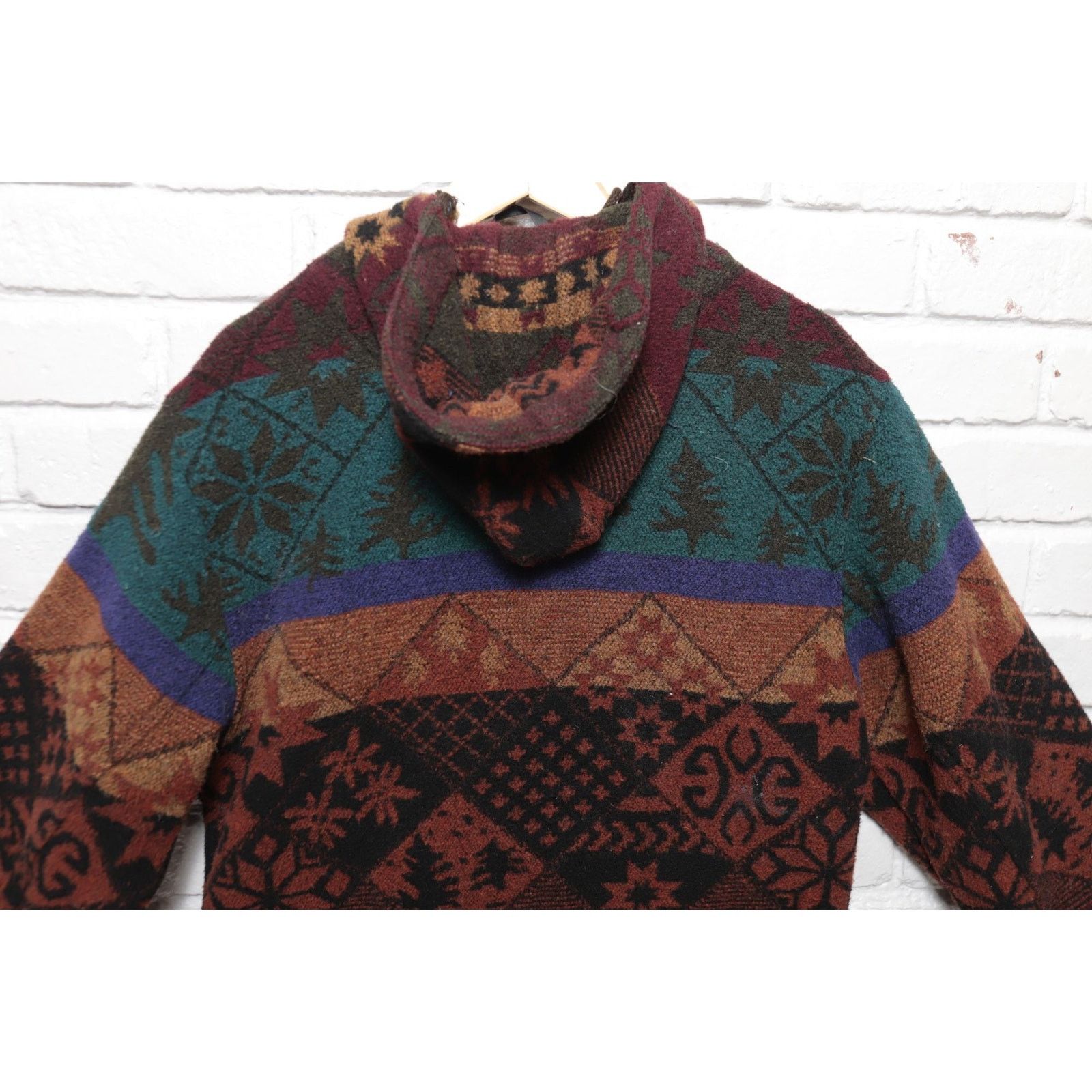 Vintage LL Bean Vintage Jacket Womens Small 90s Wool Blend Nordic Size S / US 4 / IT 40 - 6 Thumbnail