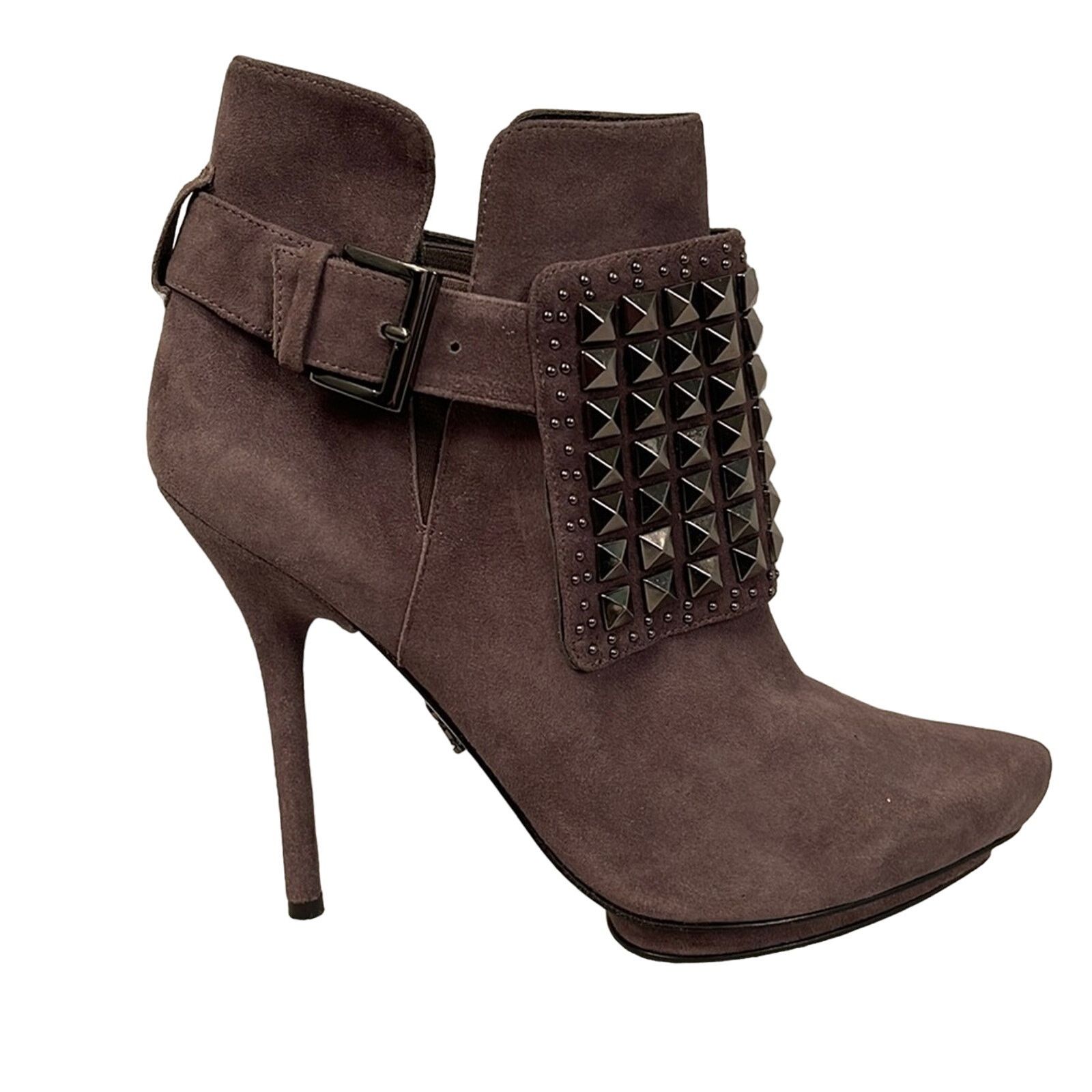 Rock & Republic Rock & Republic Suede Studded Cuff Booties Sz US 7.5 EU 38 Size US 7.5 / IT 37.5 - 1 Thumbnail