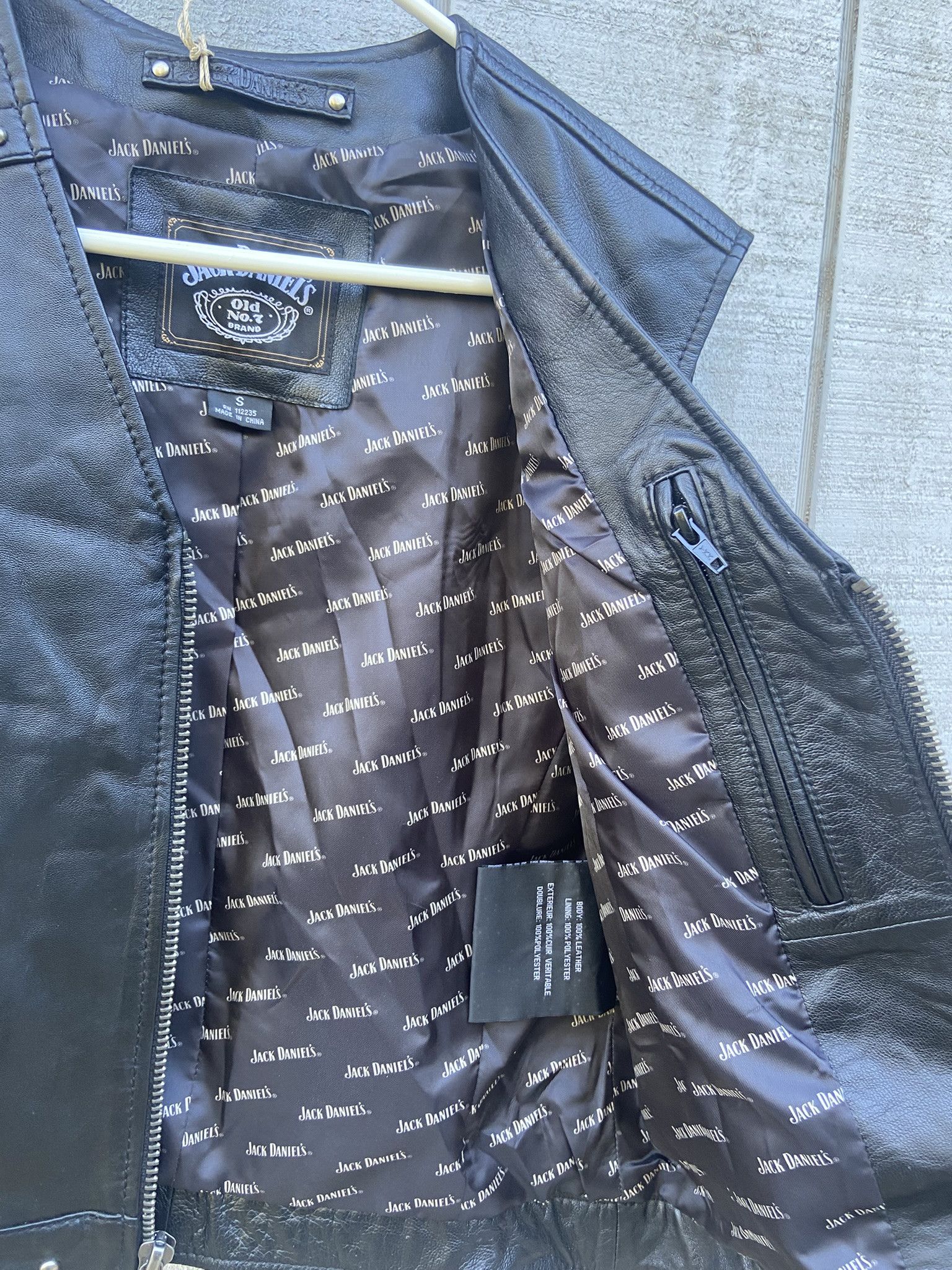 Other Jack Daniels Old No. 7 Women’s Leather Motorcycle Vest S Size S / US 4 / IT 40 - 11 Thumbnail