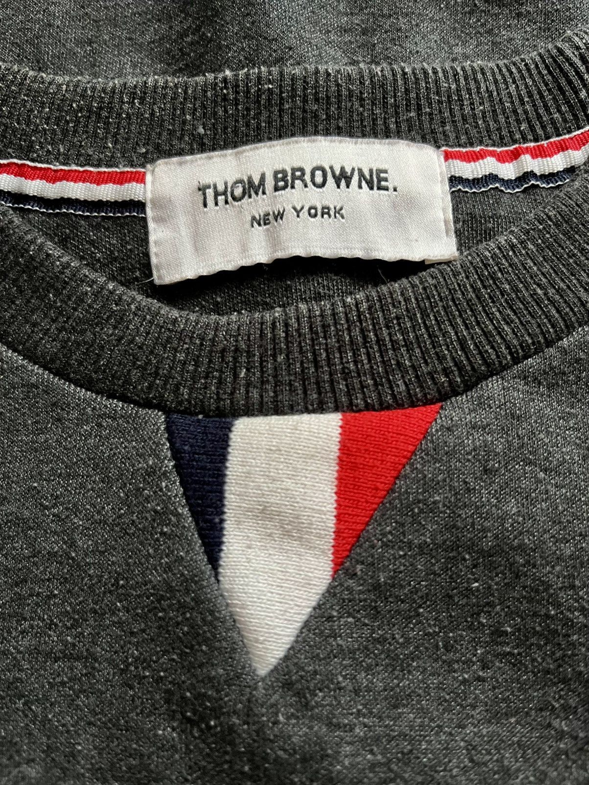 Thom Browne Thom Browne Merino Classic Crew Sweatshirt Size US M / EU 48-50 / 2 - 3 Thumbnail