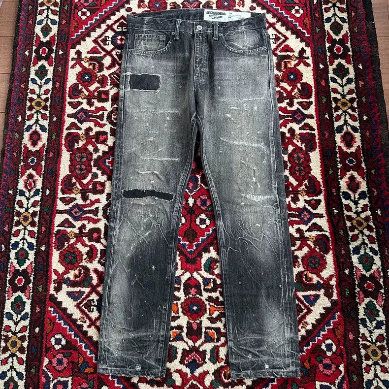 Neighborhood Neighborhood 20SS Distressed Denim Jeans S Size US 27 - 1 Thumbnail