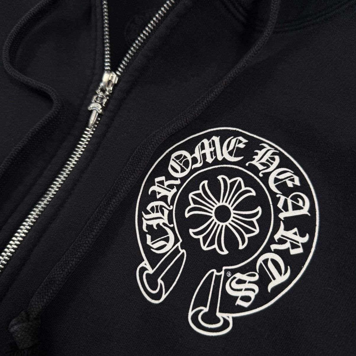 Chrome Hearts Chrome Hearts Los Angeles Thermal Horseshoe Black Zip Hoodie Size US XL / EU 56 / 4 - 3 Thumbnail