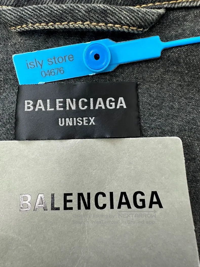 Balenciaga Balenciaga Patterned Single Button Long Sleeve Jacket Size US XS / EU 42 / 0 - 4 Thumbnail