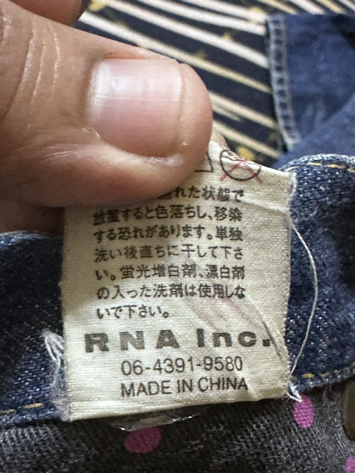 Hysteric Glamour Vintage RNA.Inc Curve Leg Grunge Distressed Denim Size US 30 / EU 46 - 9 Thumbnail