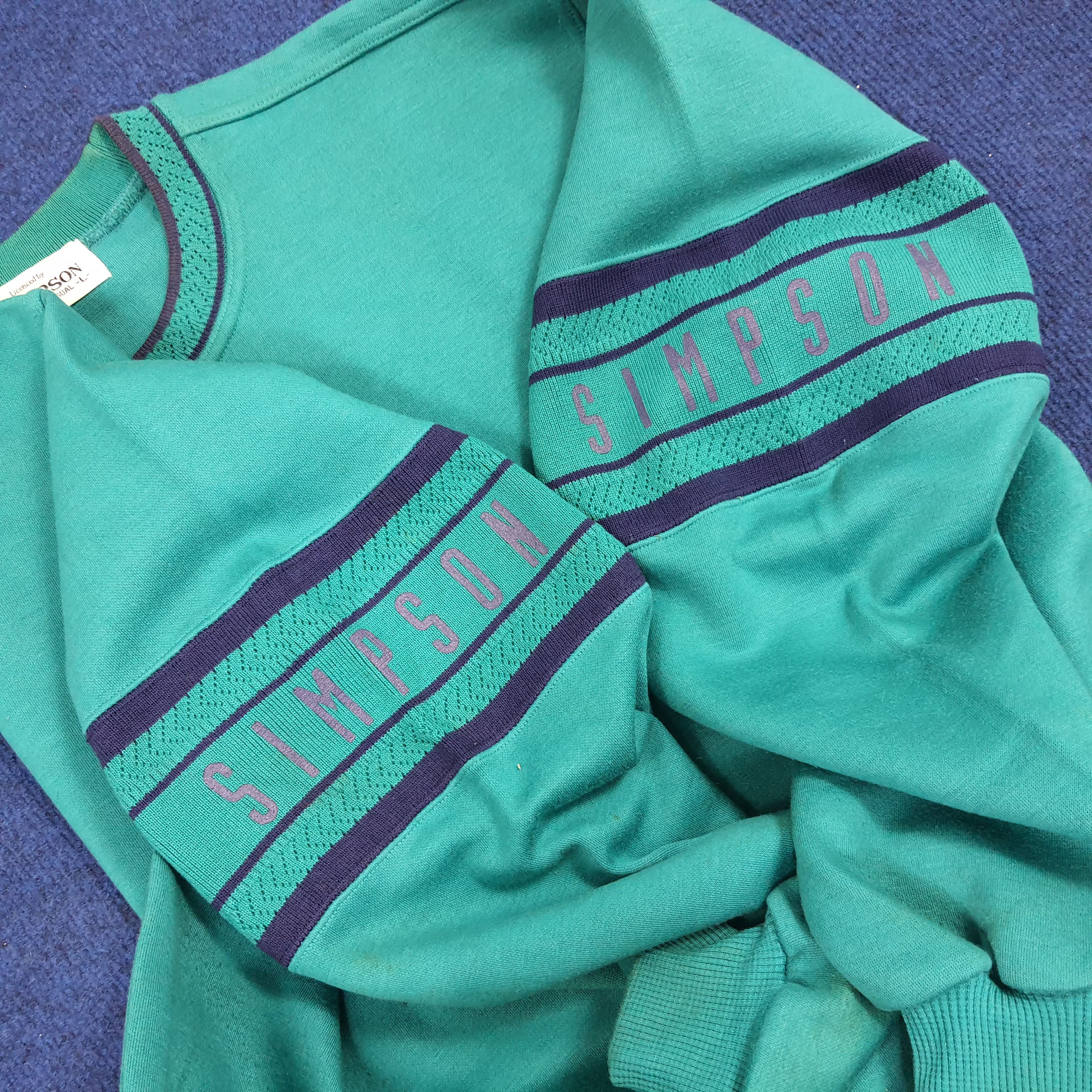 The Simpsons × Vintage Vintage The Simpson Australian Sports Brand Sweatshirt Size US M / EU 48-50 / 2 - 5 Thumbnail