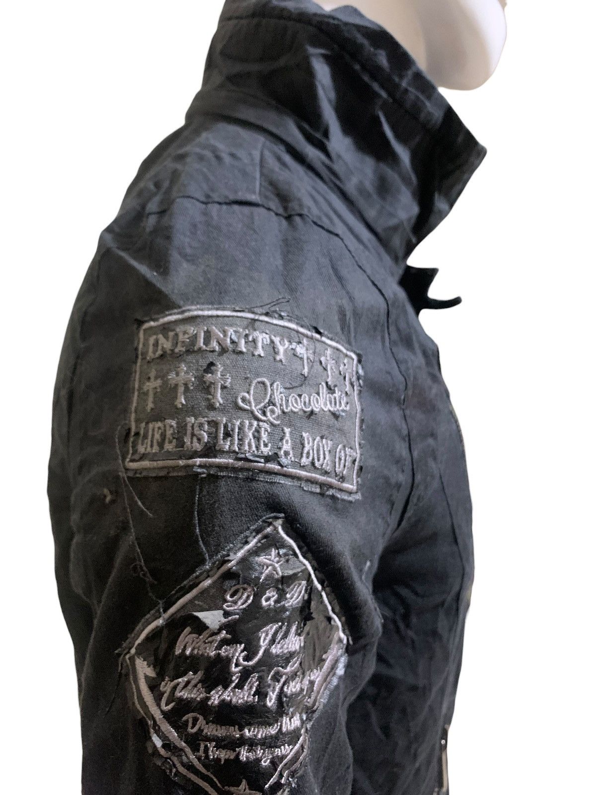 If Six Was Nine × Japanese Brand × Le Grande Bleu (L.G.B.) DigDeep cross embroidery patches punk rock jacket japan Size US M / EU 48-50 / 2 - 7 Thumbnail