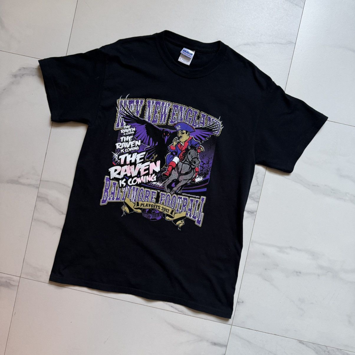 Vintage Vintage Baltimore Ravens AFC Championship Tee Size US M / EU 48-50 / 2 - 3 Thumbnail