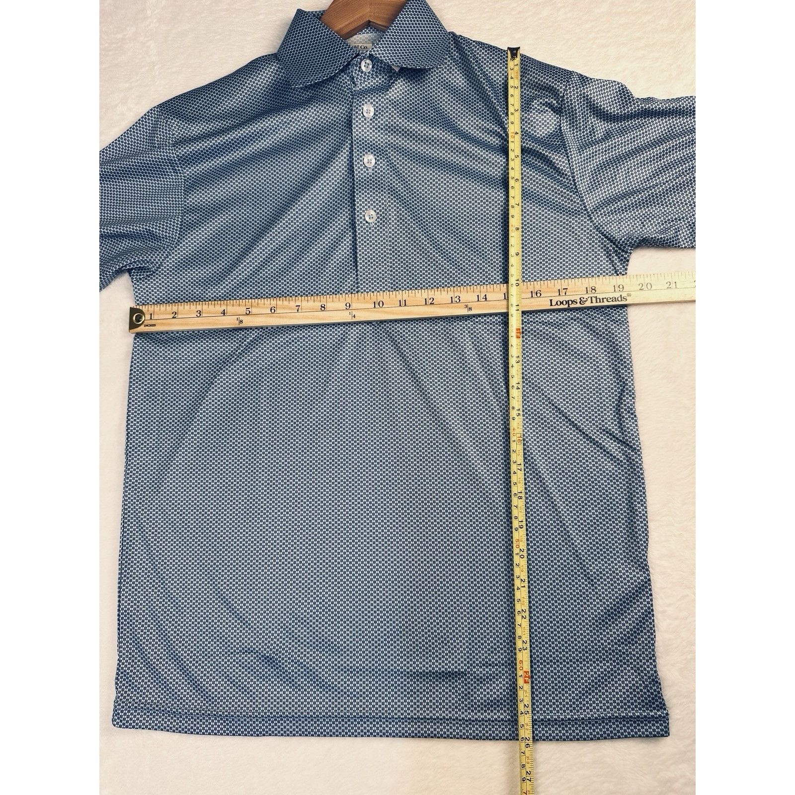 Other Collars & Co. Semi-Spread Collar Polo Shirt Blue Size Small Size US S / EU 44-46 / 1 - 8 Thumbnail
