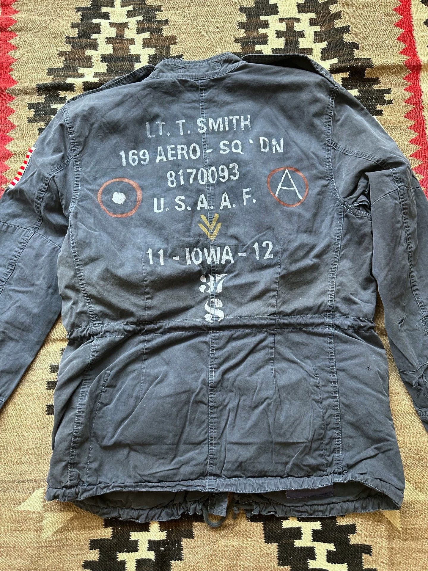 RRL Ralph Lauren RRL Military Distressed Hand-Painted Patchwork Jacket M Size US M / EU 48-50 / 2 - 2 Thumbnail