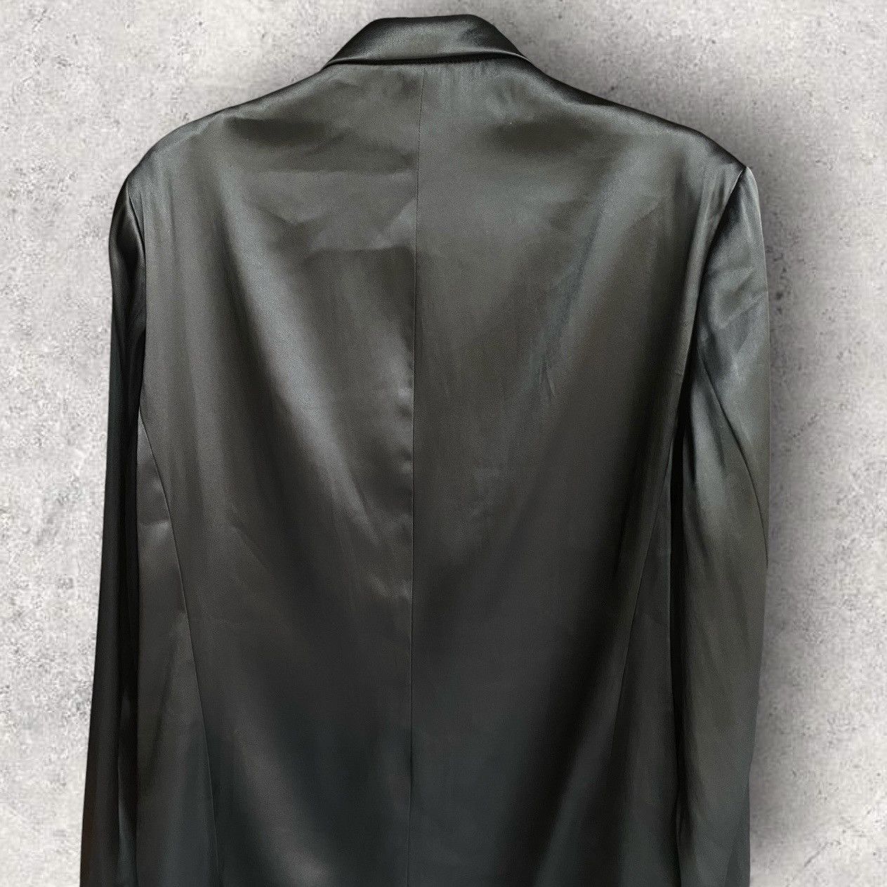 Yohji Yamamoto AW98 Black Shiny Blazer “Dolls Movie” Size US M / EU 48-50 / 2 - 6 Thumbnail