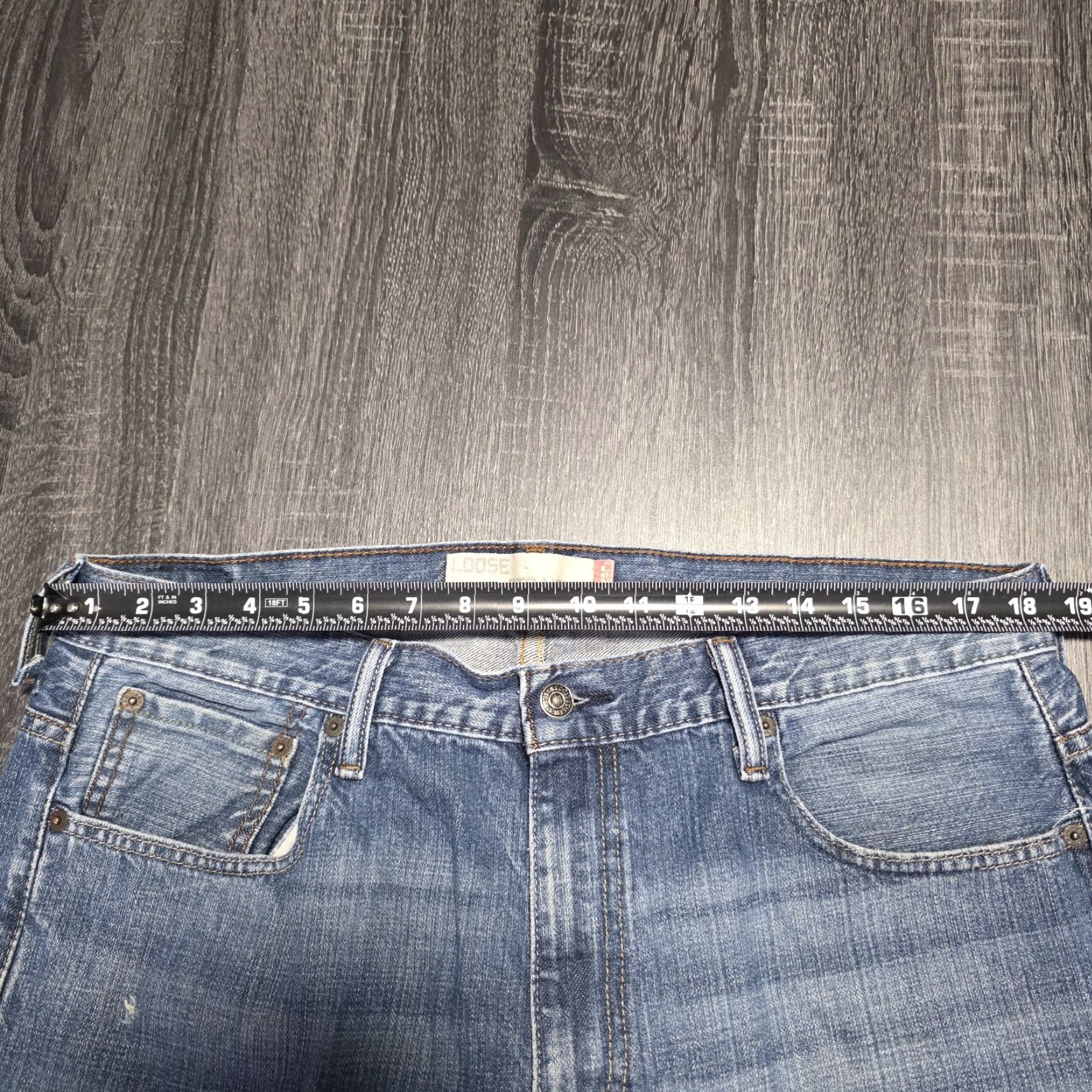 Levi's VINTAGE Levi's 569 Jeans Mens Blue 36x32 Skater Grunge Distressed Fade Size US 36 / EU 52 - 7 Thumbnail