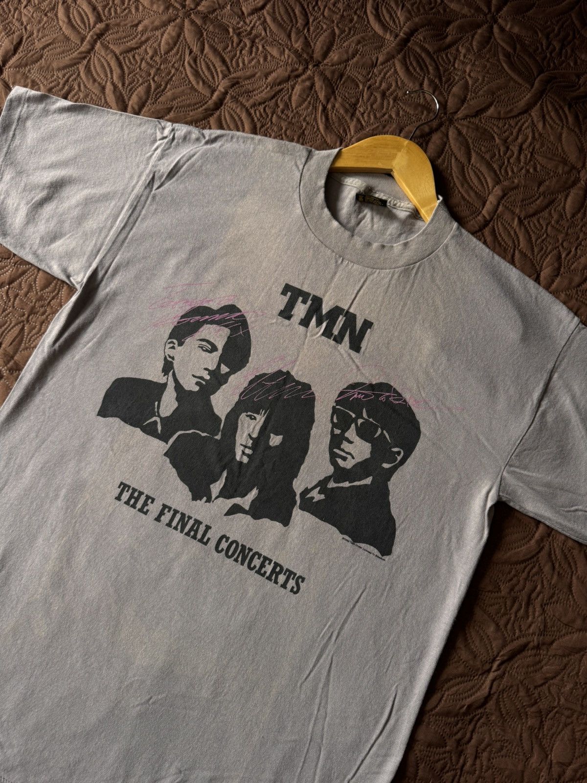 If Six Was Nine Vintage 1994 TMN TM Network "The Final Concerts" Tokyo Dome Size US L / EU 52-54 / 3 - 6 Thumbnail