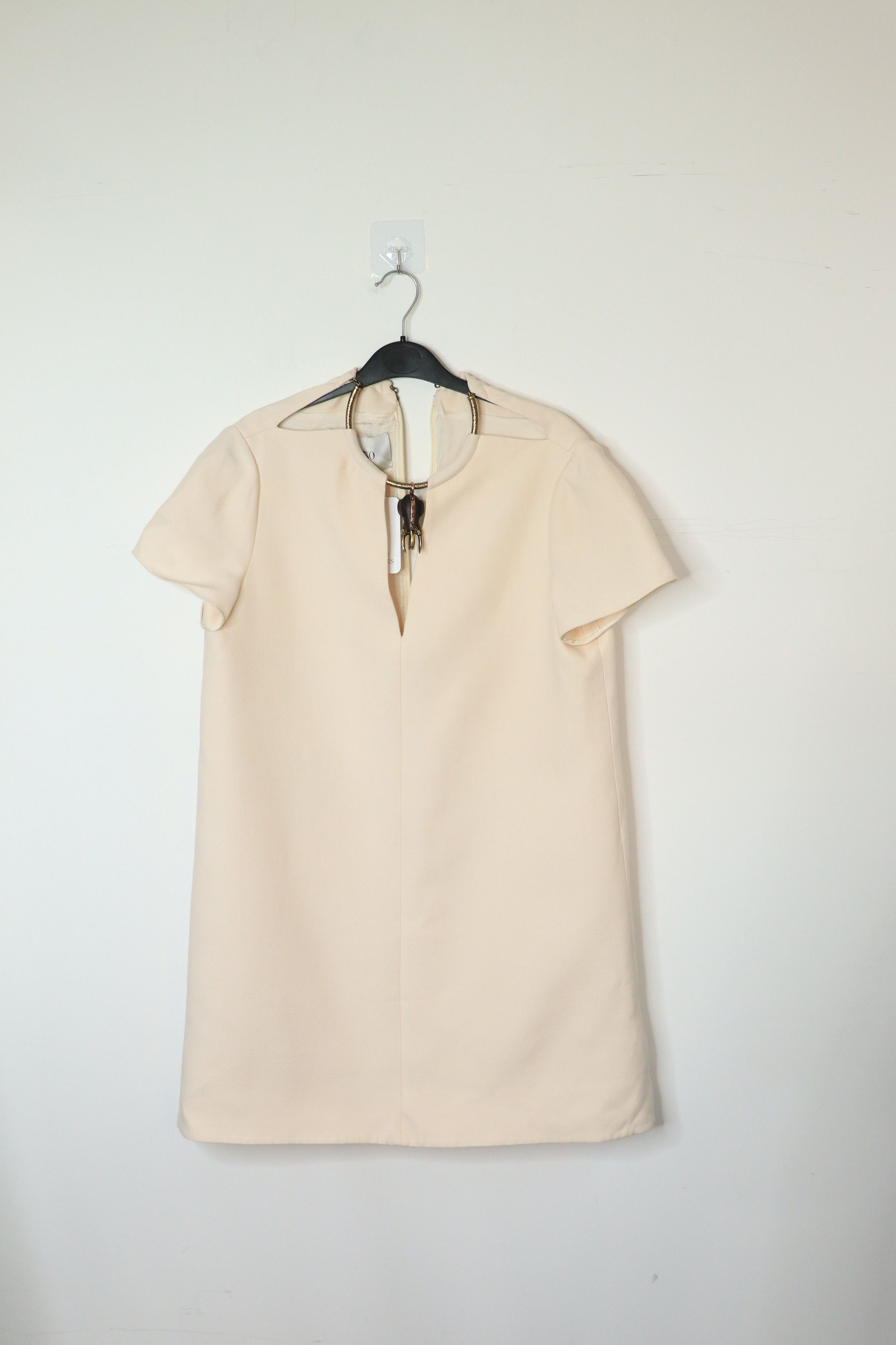 Other Cream crepe amulet mini dress - UK 10 Size S / US 4 / IT 40 - 1 Thumbnail