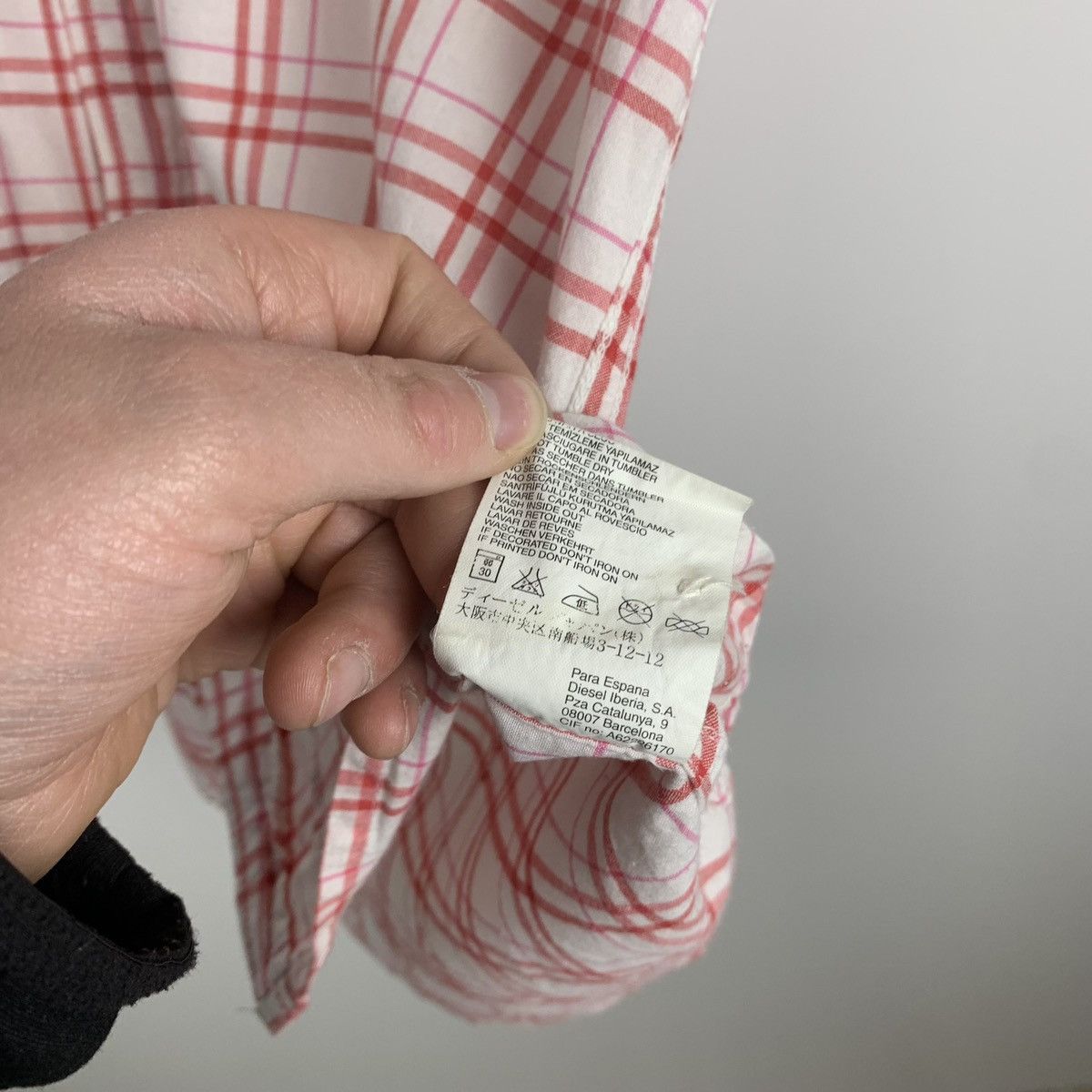 Diesel Vintage Y2K Diesel Avant Garde Plaid Shirt Short Sleeve XL Size US XL / EU 56 / 4 - 11 Thumbnail