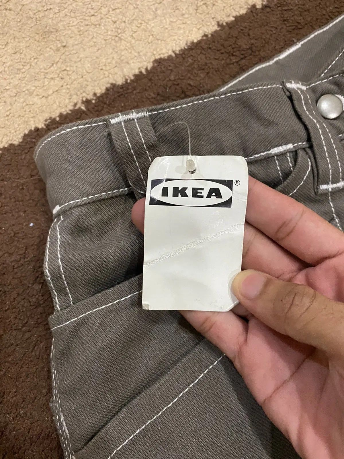 Ikea IKEA Multipocket Double Knee Baggy Cargo Pants Size US 30 / EU 46 - 9 Thumbnail