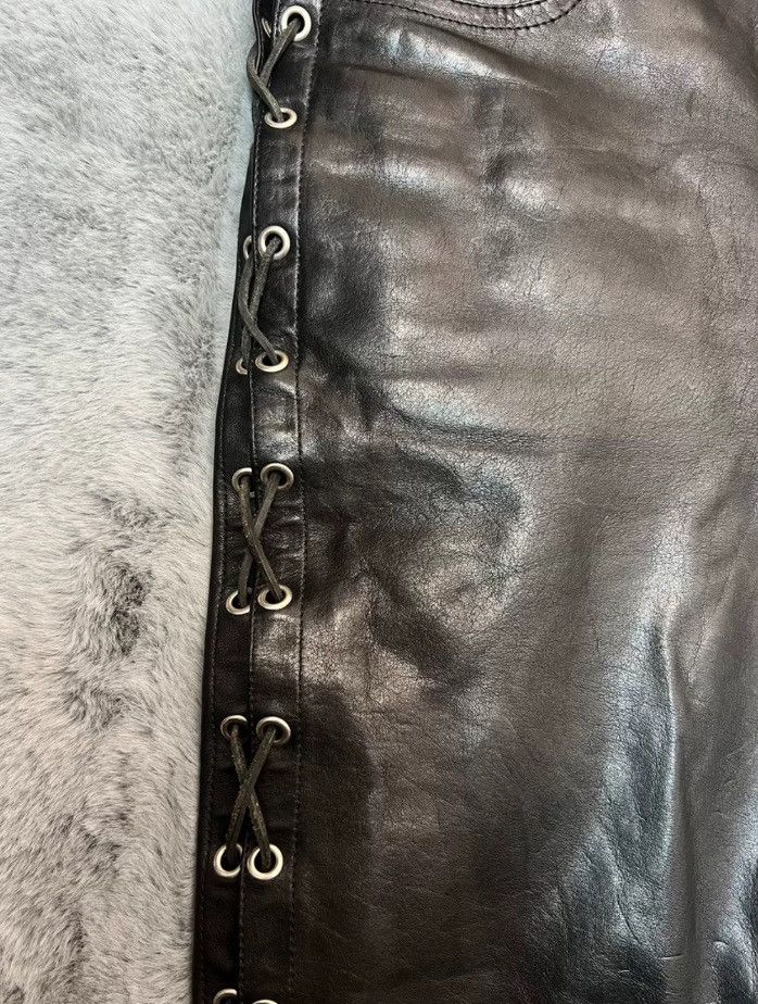 Saint Laurent Paris × Yves Saint Laurent Saint Laurent SLP genuine 14 leather pants2412-Nextarrow Size US 28 / EU 44 - 5 Thumbnail