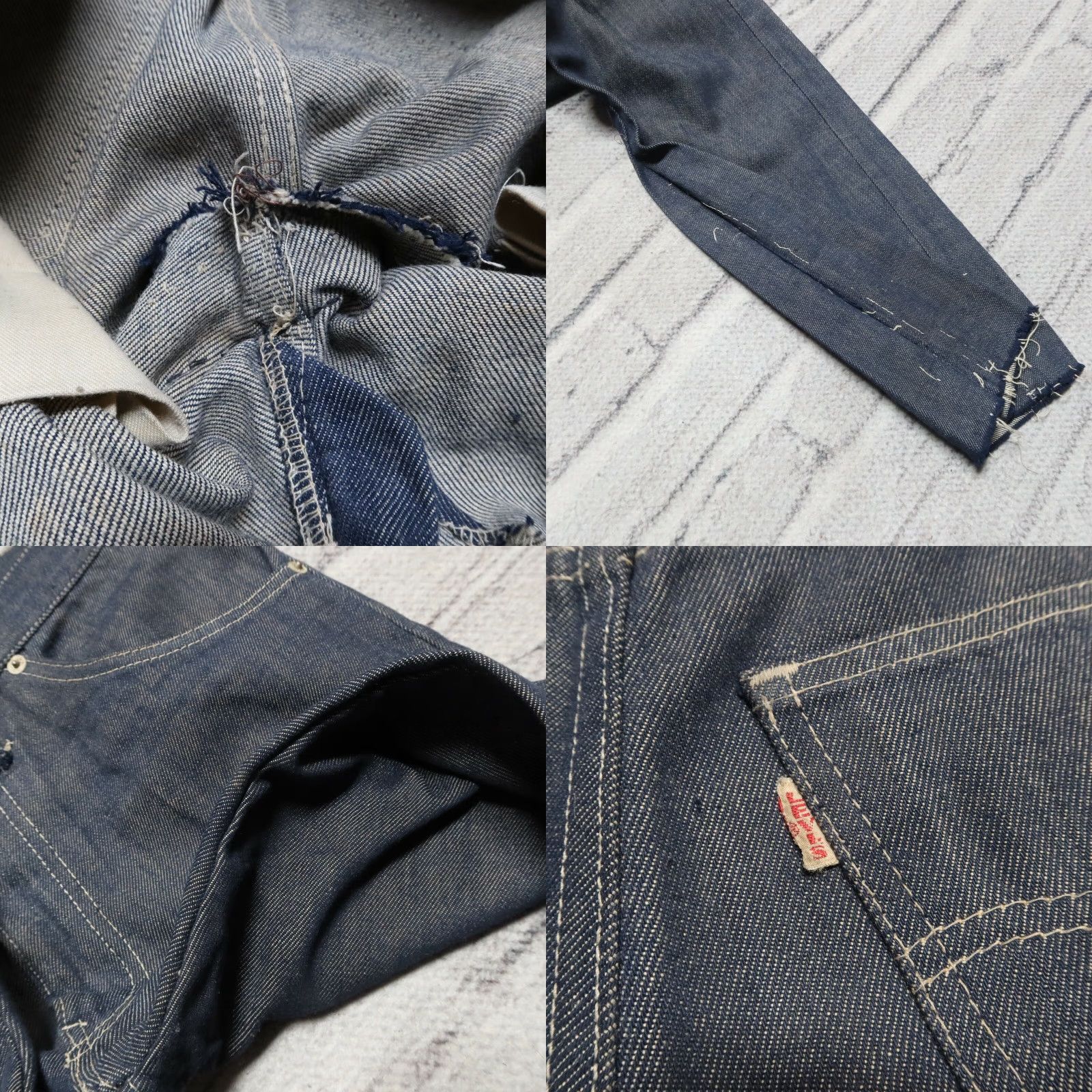 Levi's VINTAGE Levi's 501 Denim Jeans Men Dark Wash Size 28 Distressed Made in USA 90s Size US 28 / EU 44 - 8 Thumbnail