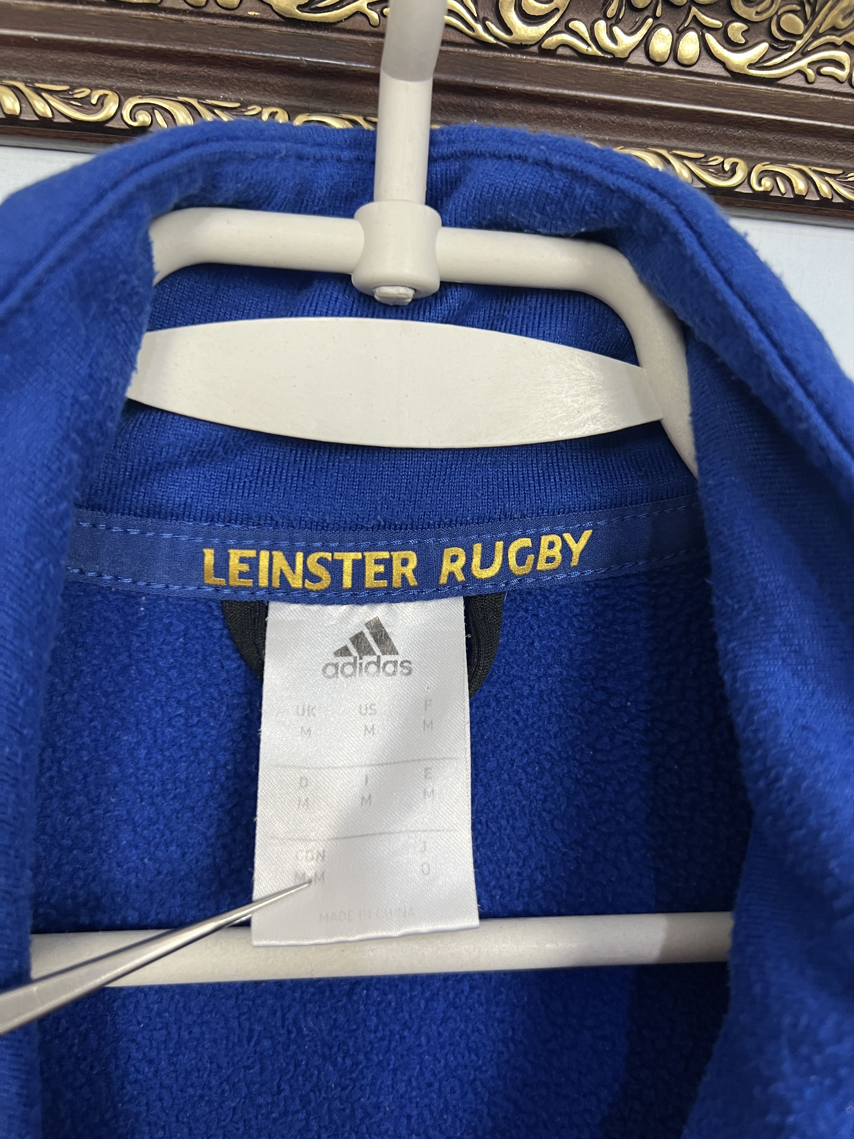 Adidas Adidas Leinster Rugby Jacket Blue Track Top Sweatshirt Train Size US M / EU 48-50 / 2 - 8 Thumbnail
