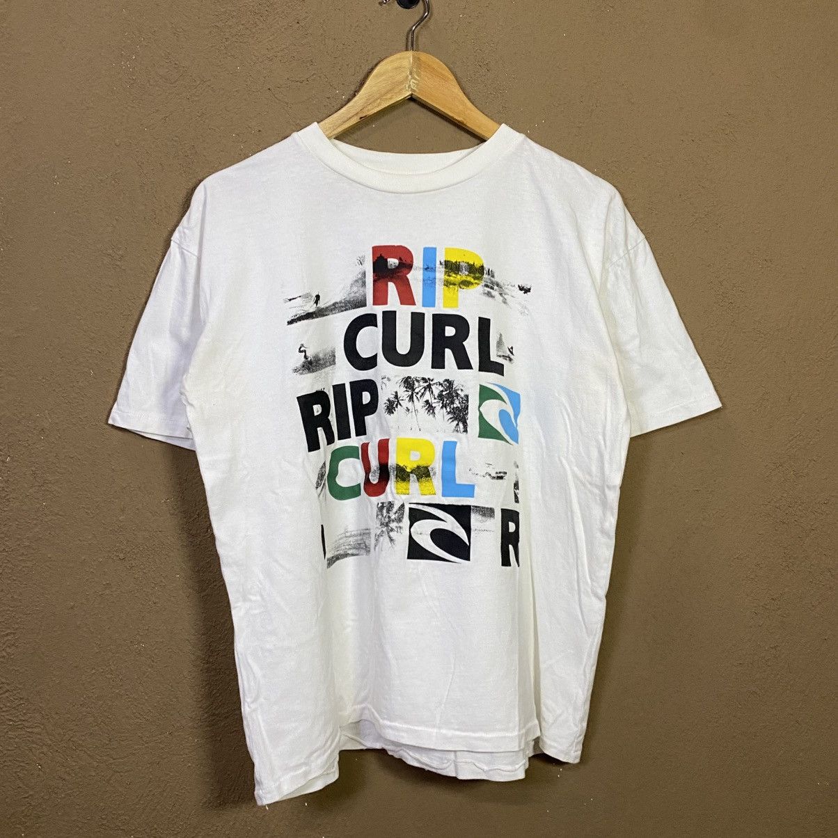 Rip Curl Vintage 90s RIP CURL Printed T-shirt Size US S / EU 44-46 / 1 - 1 Thumbnail