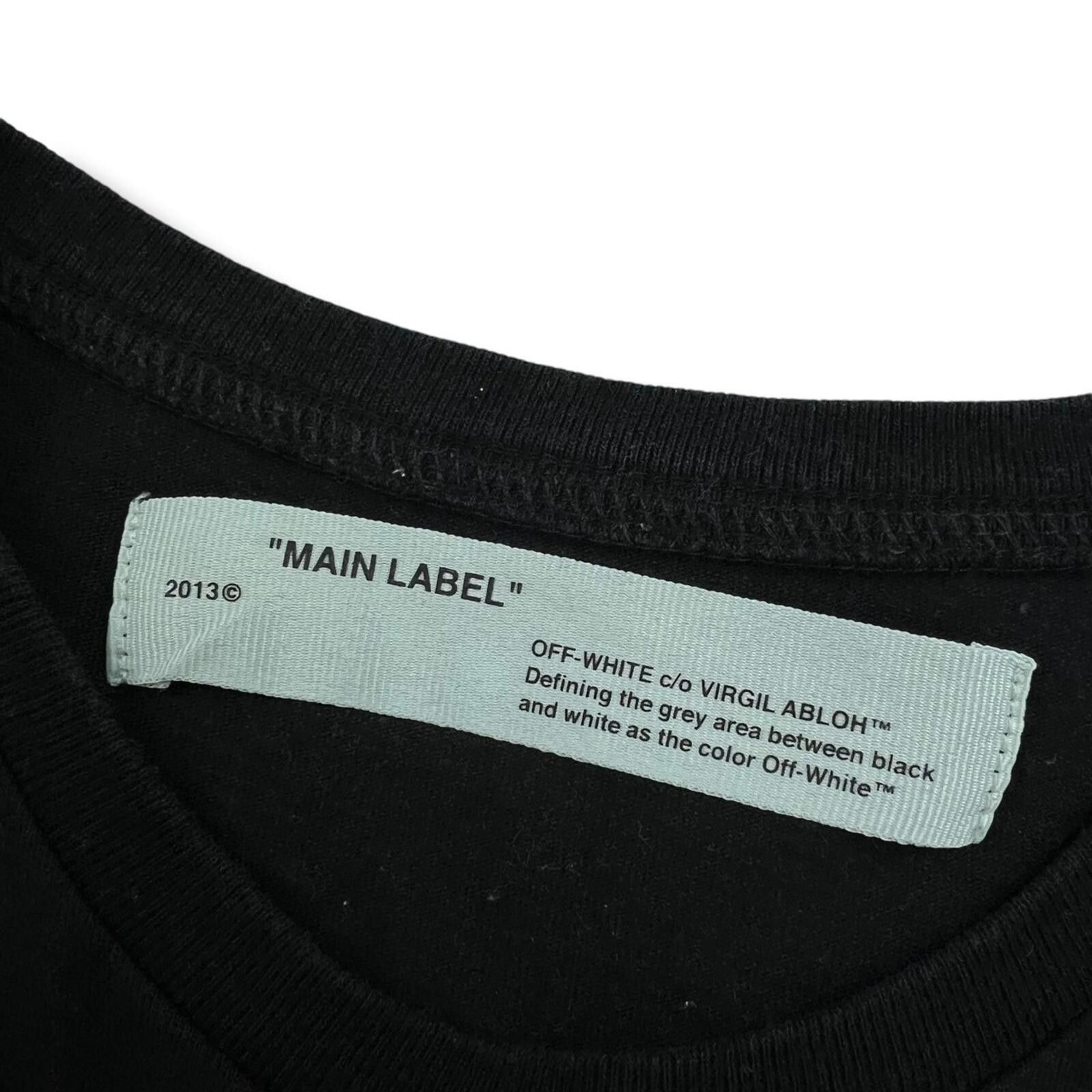 Off-White Off-White Mini Logo Black T Shirt Size US S / EU 44-46 / 1 - 6 Thumbnail