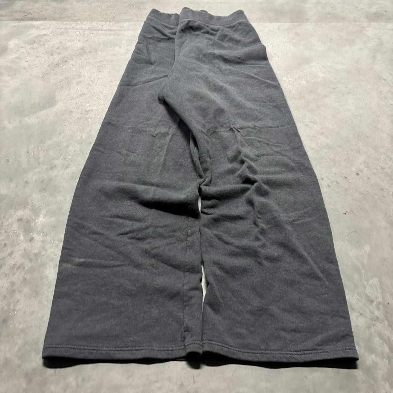 Japanese Brand × Vintage Crazy Vintage Y2K/2000s Baggy Dark Grey Skater Essential Sweatpants! Size US 34 / EU 50 - 3 Thumbnail