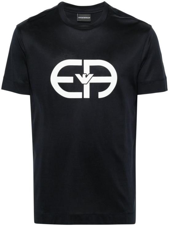 Tシャツ・カットソー EMPORIO ARMANI Men T Shirts 8N1TF6 1JUVZ 0920 Blue Emporio Armani EMPORIO ARMANI Men T-Shirts 8N1TF6 1JUVZ0920